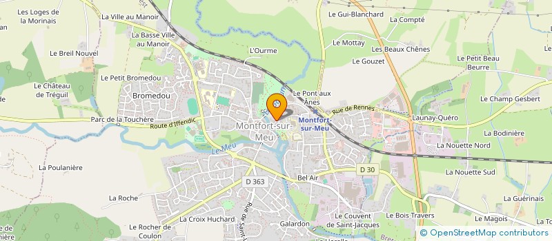 localisation de l'entreprise SARL MICHEL COLLET  MONTFORT-SUR-MEU