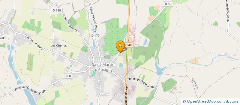 localisation de l'entreprise SARL MICHEL DESABRES à SAINT-MARTIN-D'AUXIGNY