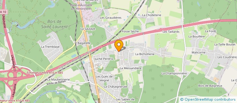 localisation de l'entreprise SARL MICHEL IVENS à VEIGNE