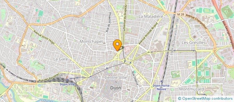 localisation de l'entreprise SARL MICHEL JOSSOT CONSEIL à DIJON