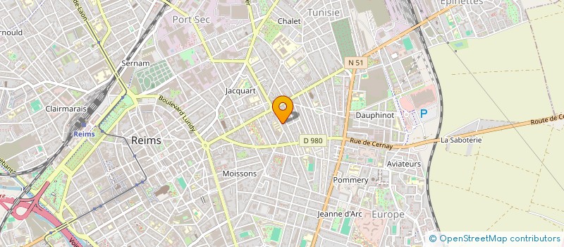 localisation de l'entreprise SARL MICHEL MEREUZE à REIMS