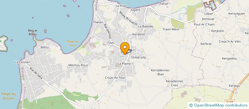 localisation de l'entreprise SARL MICHEL QUERE  SANTEC