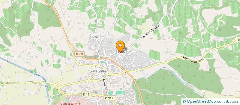 localisation de l'entreprise SARL MICHEL REUSA à LAMBESC