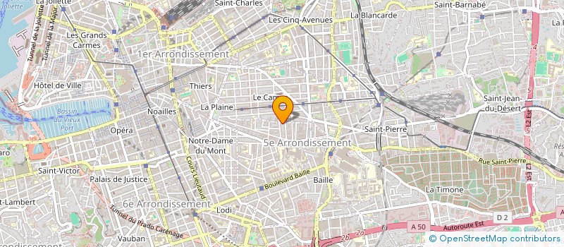 localisation de l'entreprise SARL MICHELANGELI à MARSEILLE