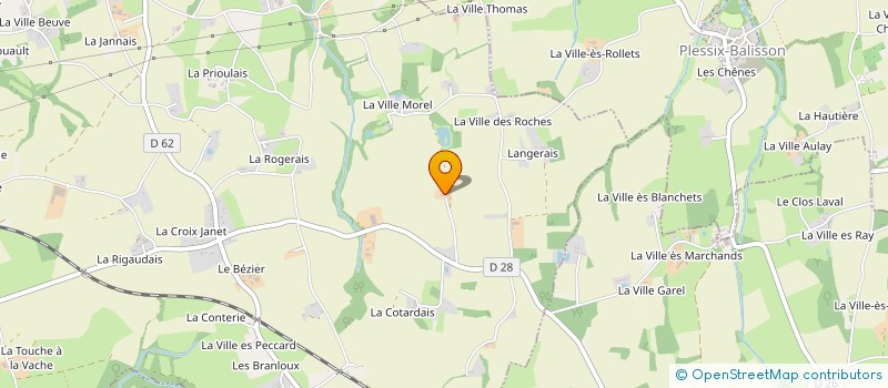 localisation de l'entreprise SARL MICHELE RICHEUX  CREHEN