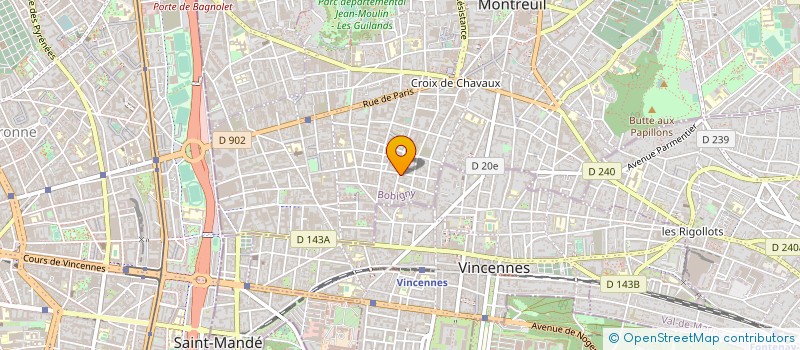 localisation de l'entreprise SARL MICHELET à MONTREUIL