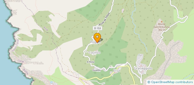 localisation de l'entreprise SARL MICHELI ET FILS à ERSA