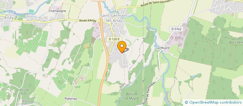 localisation de l'entreprise SARL MICHELIN JEAN-MARC  ARLAY