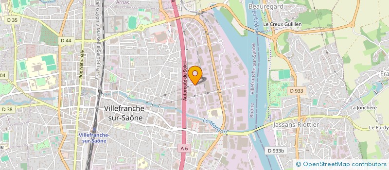 localisation de l'entreprise SARL MICHELIZZI  VILLEFRANCHE-SUR-SAONE