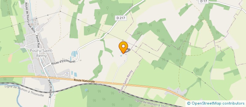 localisation de l'entreprise SARL MICHOUX MARECHALERIE  POURU-SAINT-REMY