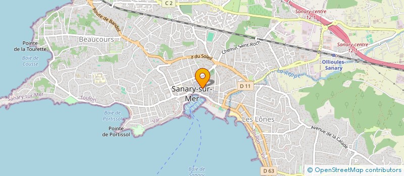 localisation de l'entreprise SARL MICO à SANARY-SUR-MER
