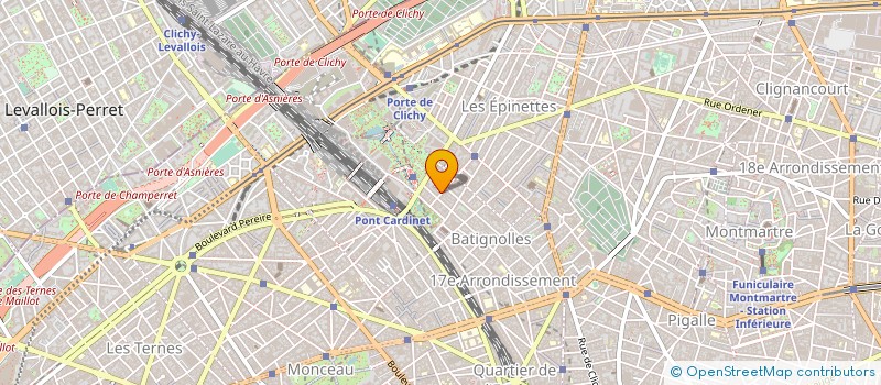 localisation de l'entreprise SARL MICRO 17  PARIS