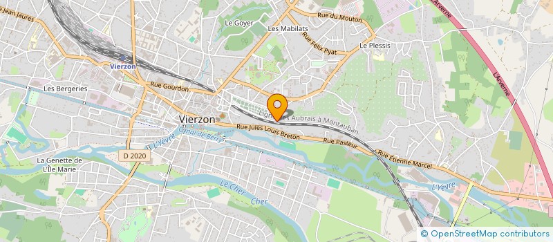 localisation de l'entreprise SARL MICRO CHIRURGIE SERVICE à VIERZON