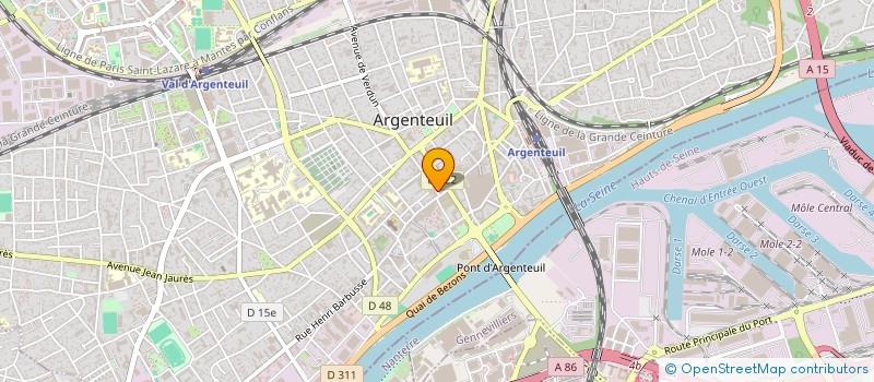 localisation de l'entreprise SARL MICRO HEXA à ARGENTEUIL