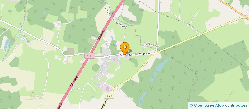 localisation de l'entreprise SARL MICROPL@NET  LA CHAPELLE-D'ALIGNE