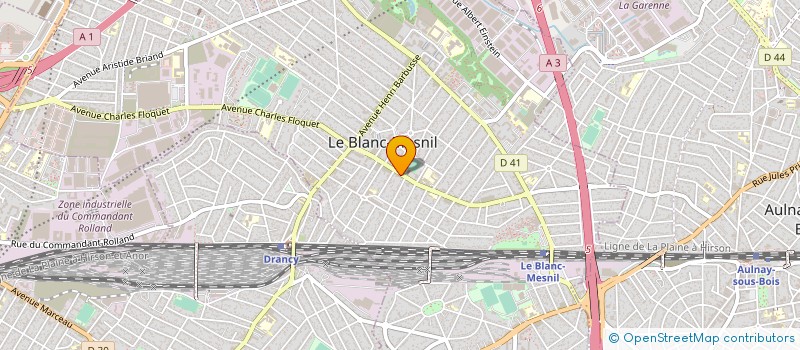 localisation de l'entreprise SARL MICROPOLEA à LE BLANC-MESNIL