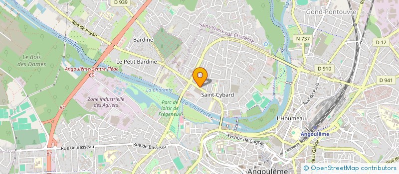 localisation de l'entreprise SARL MICROTOP INFORMATIQUE SERVICES à ANGOULEME