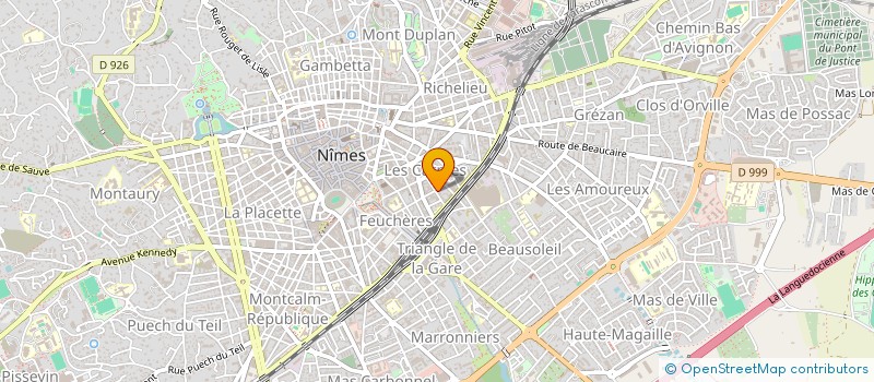 localisation de l'entreprise SARL MICROTRAX à NIMES