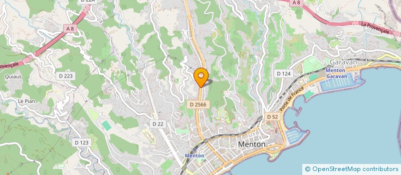 localisation de l'entreprise SARL MIDI CHAUD à MENTON
