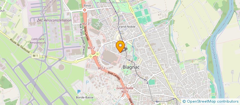 localisation de l'entreprise SARL MIDI DISTRIBUTION SCT à BLAGNAC