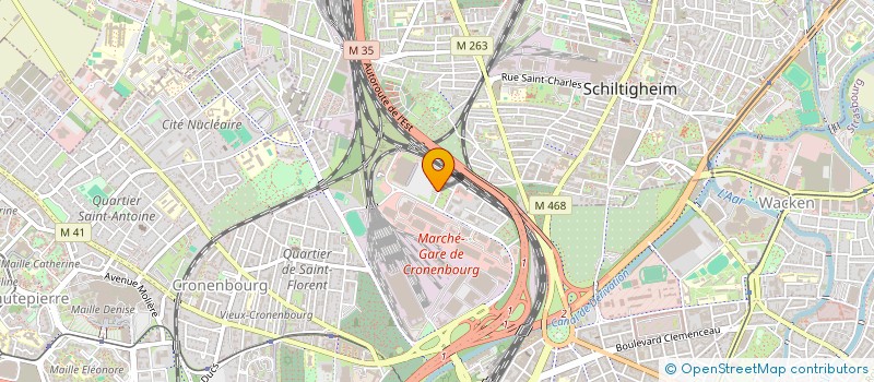 localisation de l'entreprise SARL MIDI FRUIT à STRASBOURG