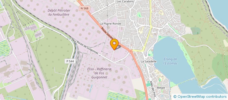 localisation de l'entreprise SARL MIDI LEVAGE à FOS-SUR-MER