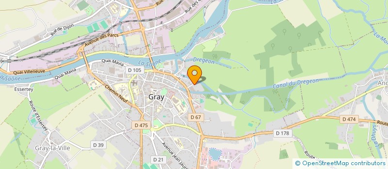 localisation de l'entreprise SARL MIDI MODE  GRAY