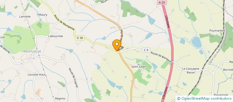 localisation de l'entreprise SARL MIDIMAT à MONTALZAT