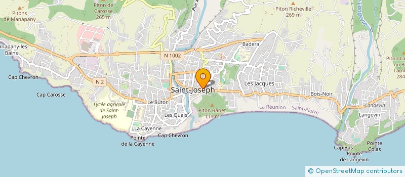 localisation de l'entreprise SARL MIE CHARCUTERIE MOREL CHEZ CLOVIS à SAINT-JOSEPH