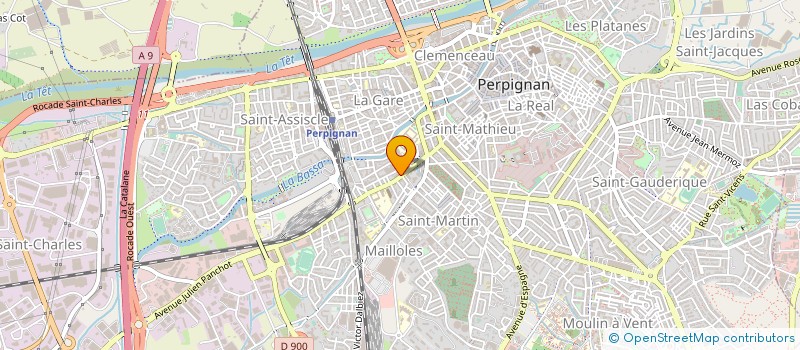 localisation de l'entreprise SARL MIE-CHOCO à PERPIGNAN