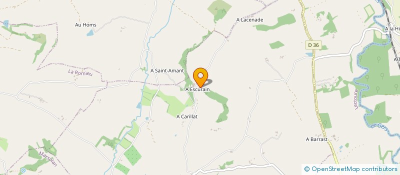 localisation de l'entreprise SARL MIELAN  LAGARDE