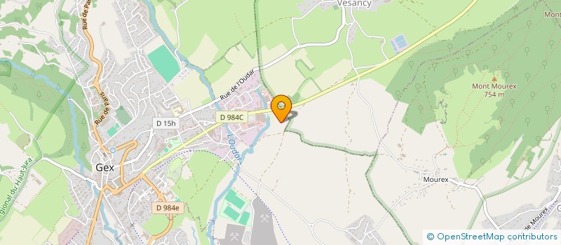 localisation de l'entreprise SARL MIENTE  GEX