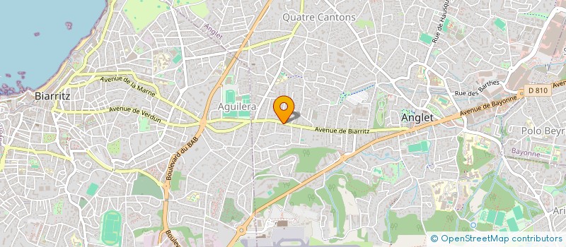 localisation de l'entreprise SARL MIETEK à ANGLET