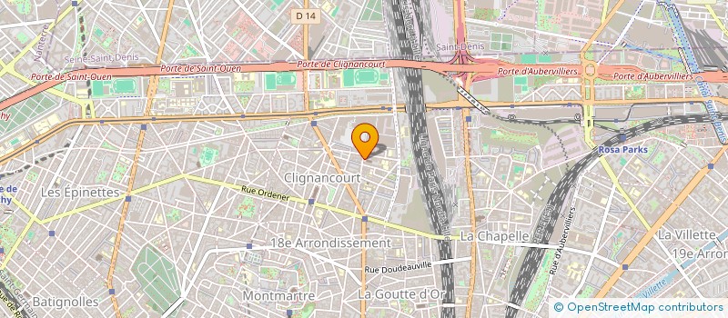 localisation de l'entreprise SARL MIGUEL BAT  PARIS