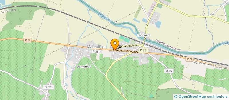 localisation de l'entreprise SARL MIGUEL PHILIPPE  MAREUIL-LE-PORT