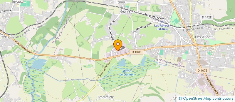 localisation de l'entreprise SARL MIKAEL DURAND à LES ABRETS EN DAUPHINE