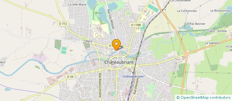 localisation de l'entreprise SARL MIL'PAT à CHATEAUBRIANT
