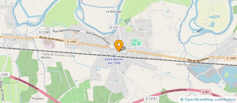 localisation de l'entreprise SARL MIL'PATTES  SAINT SEURIN SUR L'ISLE