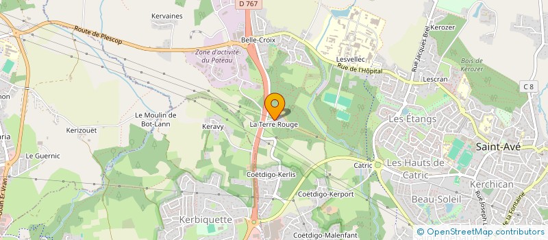 localisation de l'entreprise SARL MIL'PNEUS  SAINT-AVE