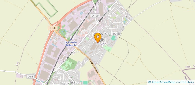 localisation de l'entreprise SARL MILADO  LE PLESSIS-BELLEVILLE