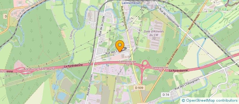 localisation de l'entreprise SARL MILANO  LANNEMEZAN