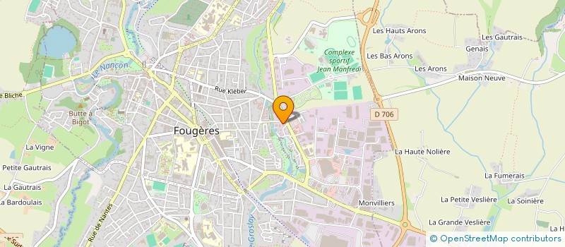 localisation de l'entreprise SARL MILCENT à FOUGERES
