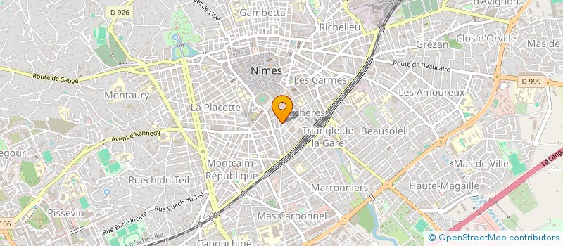 localisation de l'entreprise SARL MILCENT  NIMES