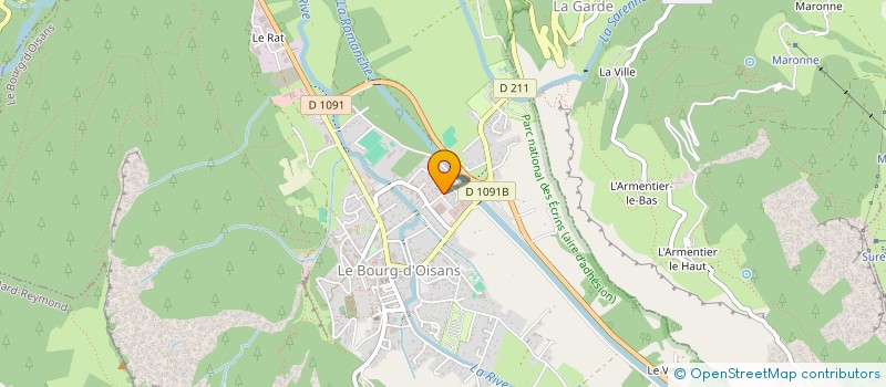 localisation de l'entreprise SARL MILI  LES DEUX ALPES
