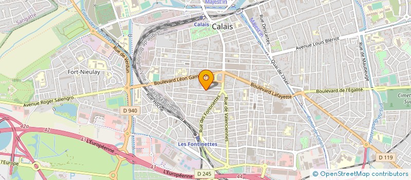 localisation de l'entreprise SARL MILITON  CALAIS