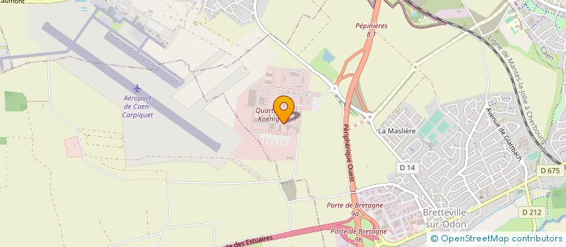 localisation de l'entreprise SARL MILLAN - BERNIER à BRETTEVILLE-SUR-ODON