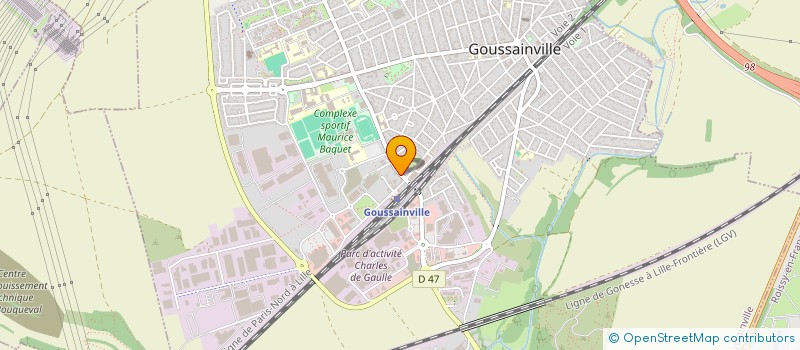 localisation de l'entreprise SARL MILLE ET UNE TAILLE à GOUSSAINVILLE