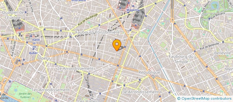 localisation de l'entreprise SARL MILLE ET UNE TAILLE  PARIS