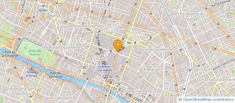localisation de l'entreprise SARL MILLENIUM à PARIS