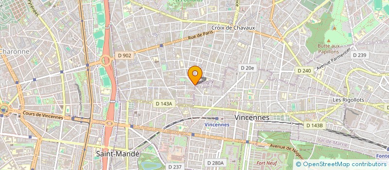 localisation de l'entreprise SARL MILLENIUM à MONTREUIL